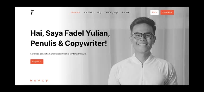 Fadel · personal website
